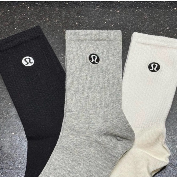 lululemon athletica Other - New Women’s Lululemon Athletica Socks 
3 pairs 
Fits sizes 6-11